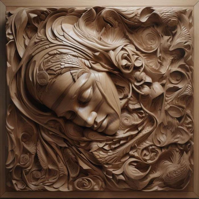 نموذج ثلاثي الأبعاد لآلة CNC 3D Art 